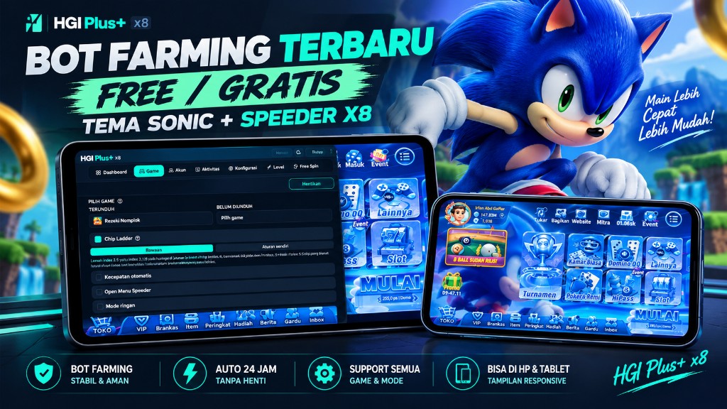 Higgs Domino Island Plus+ di tablet dan HP